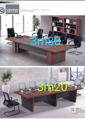 Tables de réunion rectangulaires