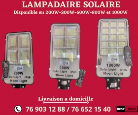 VENTE DE LAMPADAIRE SOLAIRE AU SENEGAL