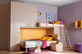 chambre à coucher 2places pour enfants 