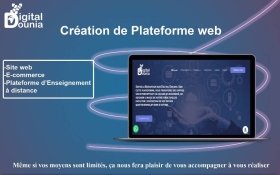 Création de plateforme Web Site Web
E- Commerce
Plateforme d