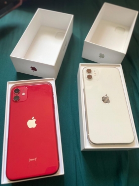 Vente des Iphones 11 64 G scellé Red et blanc  Je vend mes IPhone 11 64 G jamais utilisé avec tous ses accessoires 
