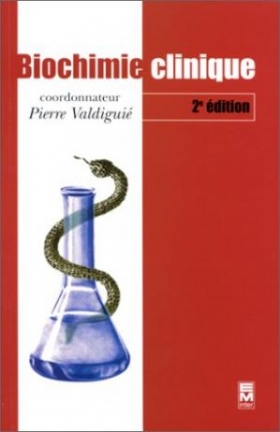 PDF - Biochimie clinique, 2e édition Pierre Valdiguié «Biochimie clinique» se focalise volontairement sur des sujets classiques et des problèmes de pratique quotidienne. Chaque chapitre étudie les notions physiologiques élémentaires, les moyens d