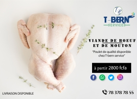 vente de poulet de chair Vente de poulet de chair à partir de 2800 fcfa. Produits de qualité et emballé à votre service.