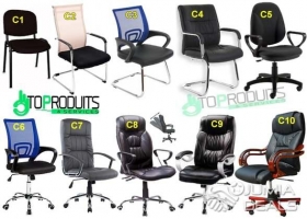 Chaises et fauteuils de bureau Des chaises ergonomiques et fauteuils de bureau disponibles en différents modèles. Les prix varient en fonction des modèles.
Veuillez nous contacter pour plus d