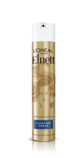 Laque cheveux Elnett Fixation Forte 300ml Laque, Fixation Forte, Maintient votre coiffure en lui gardant tout son naturel. Protège vos cheveux de l