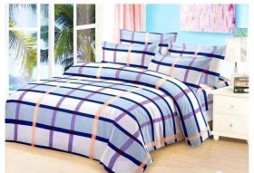 Draps à vendre  Draps double lit pur coton avec deux oreillers différentes design 