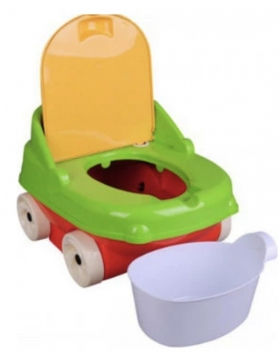 POT DE CHAMBRE MUSICAL Pot de chambre multicolore,confortable, ludique, unisexe pousse bébé à prendre initiative de faire ses besoins. Un pot de chambre qui peut aussi servir de jouet.