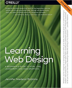 PDF  - Learning Web Design : A Beginner’s Guide to HTML, CSS, JavaScript, and Web Graphics RESUME
Do you want to build web pages but have no prior experience? This friendly guide is the perfect place to start. You’ll begin at square one, learning how the web and web pages work, and then steadily build from there. By the end of the book, you’ll have the skills to create a simple site with multicolumn pages that adapt for mobile devices.
Each chapter provides exercises to help you learn various techniques and short quizzes to make sure you understand key concepts.
This thoroughly revised edition is ideal for students and professionals of all backgrounds and skill levels. It is simple and clear enough for beginners, yet thorough enough to be a useful reference for experienced developers keeping their skills up to date.
Build HTML pages with text, links, images, tables, and forms
Use style sheets (CSS) for colors, backgrounds, formatting text, page layout, and even simple animation effects
Learn how JavaScript works and why the language is so important in web design
Create and optimize web images so they’ll download as quickly as possible
NEW! Use CSS Flexbox and Grid for sophisticated and flexible page layout
NEW! Learn the ins and outs of Responsive Web Design to make web pages look great on all devices
NEW! Become familiar with the command line, Git, and other tools in the modern web developer’s toolkit
NEW! Get to know the super-powers of SVG graphics