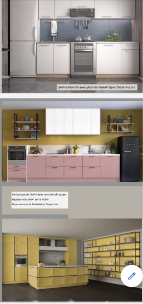 Meuble / Placard de luxe pour cuisine 2.20 mètres meuble / Placard d