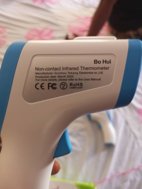 Thermoflash Thermoflash BOHUI T-168 IR Thermomètre infrarouge Surface frontale Thermomètre électronique numérique sans contact, plage de température: 32 degrés Celsius à 42,9 degrés Celsius
Quantité de stock: 89 Unités