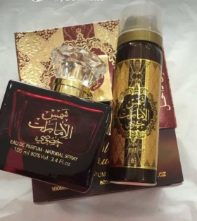 Parfum de classe Shams Emirates  Parfum de classe pour femme shams Emirates.Recommandé pour celles qui souhaitent se démarquer.Livraison possible