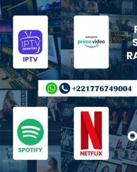 Abonnement Netflix, Prime video, Spotify et Iptv On vous propose des abonnements netflix, prime vidéo, Spotify et Iptv à des prix raisonnables si vous êtes intéressé contactez nous