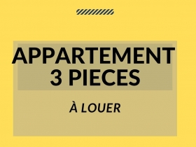 Appartement à louer au front de terre Appartement à louer au front de terre composé de trois chambres + salon tout neuf