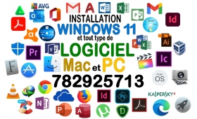 Installation Office, Windows, Photoshop, Autocad Installation de Windows 11/10/7 et tout type de logiciels d