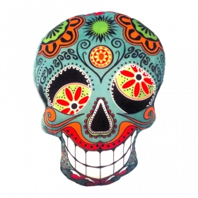 Coussin formes tête de mort Mexicaine Coussins décoratif formes tête de mort Mexicaine

Matière : 100% polyester

Dimensions 38 x 24 x 8 cm

Dos Vert