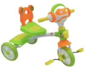 TRICYCLE LUMINEUX MUSICAL  Un tricycle multicolore, au design ludique, lumineux et musical pour un enfant de 18 à 36 mois. Un cadeau inoubliable pour développer les réflexes psychomoteurs de votre enfant.