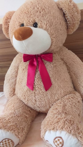 Joli Teddy Géant  Gros et adorable nounours géant teddy bear pour vous tenir bonne compagnie et vous procurer d