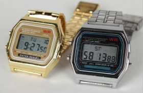 Montres Casio  Vente de montres casio f91-w neuves, deuxième choix, couleurs dorée et argentée.